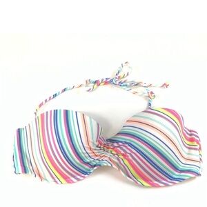Victorias Secret Bikini Top 34C Bandeau Striped